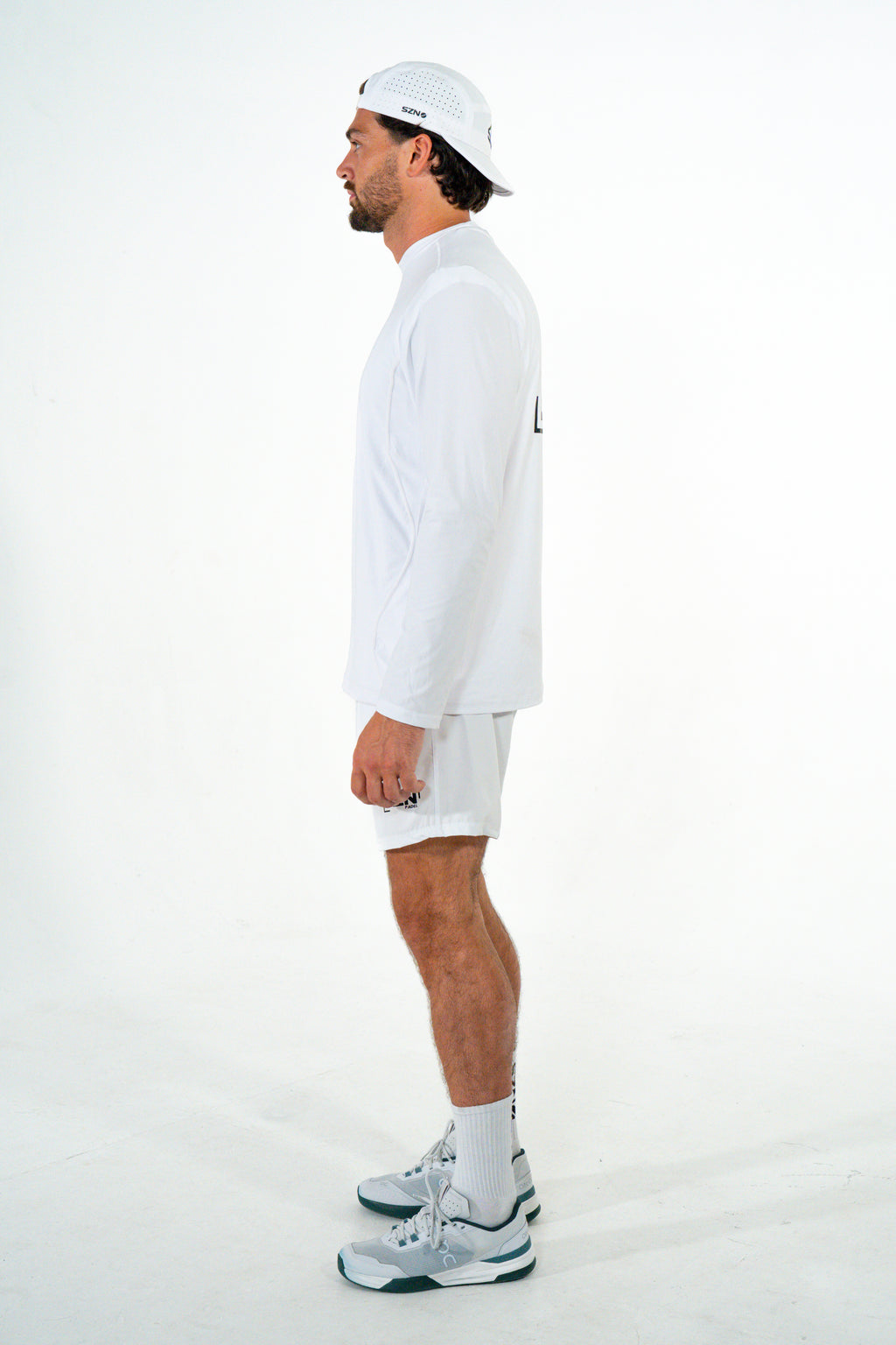 COURT LONG SLEEVE — WHITE