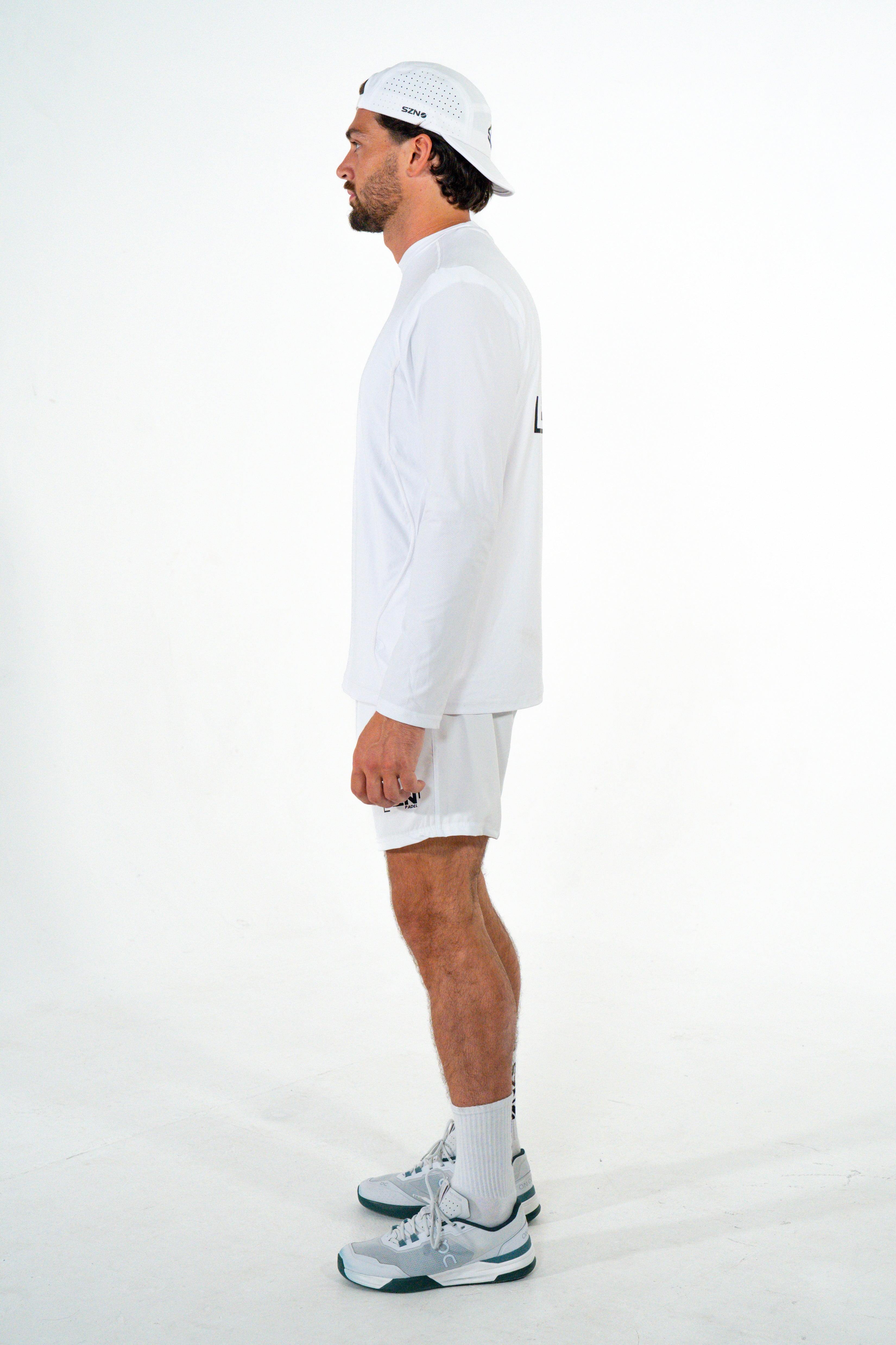 COURT LONG SLEEVE — WHITE