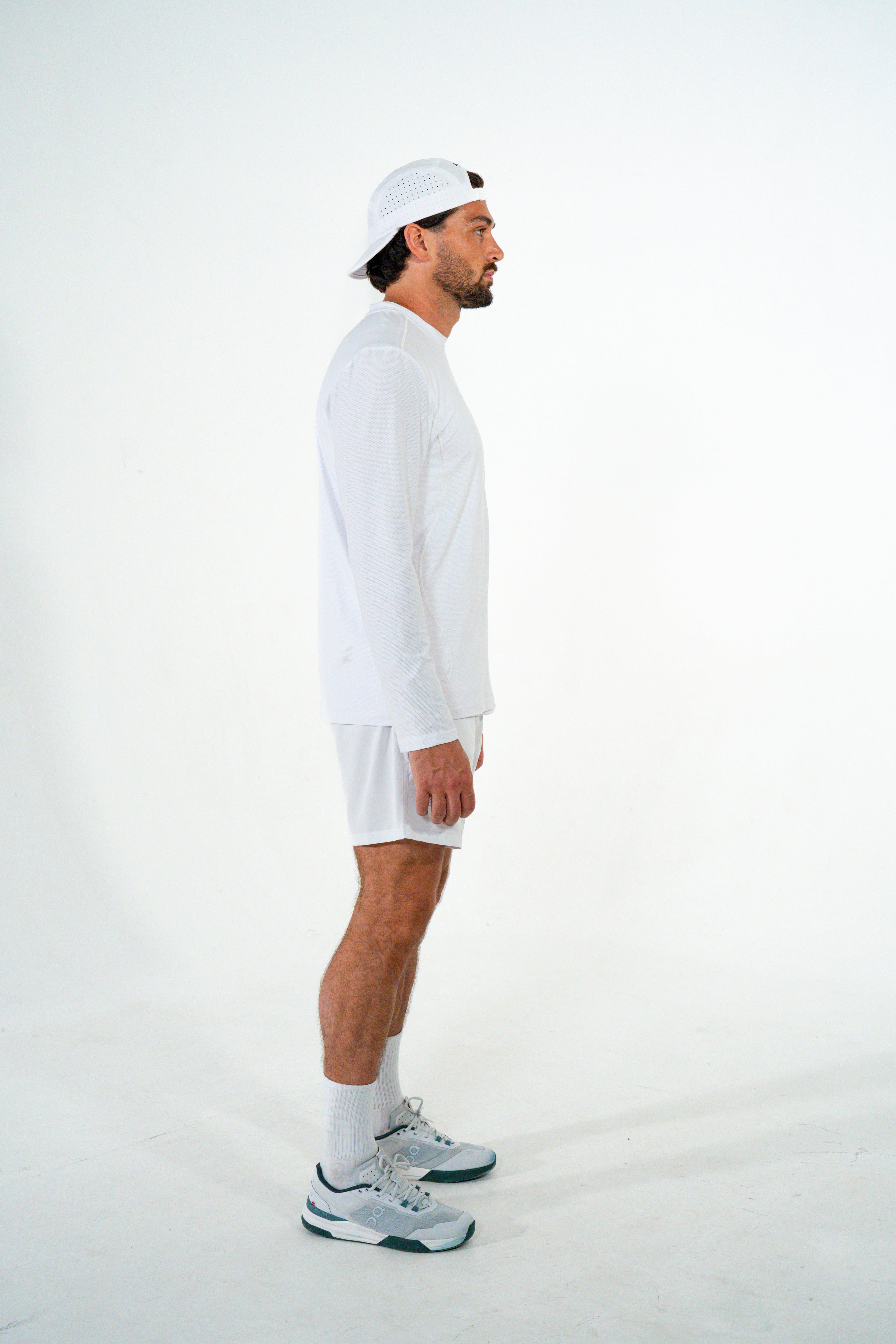 COURT LONG SLEEVE — WHITE