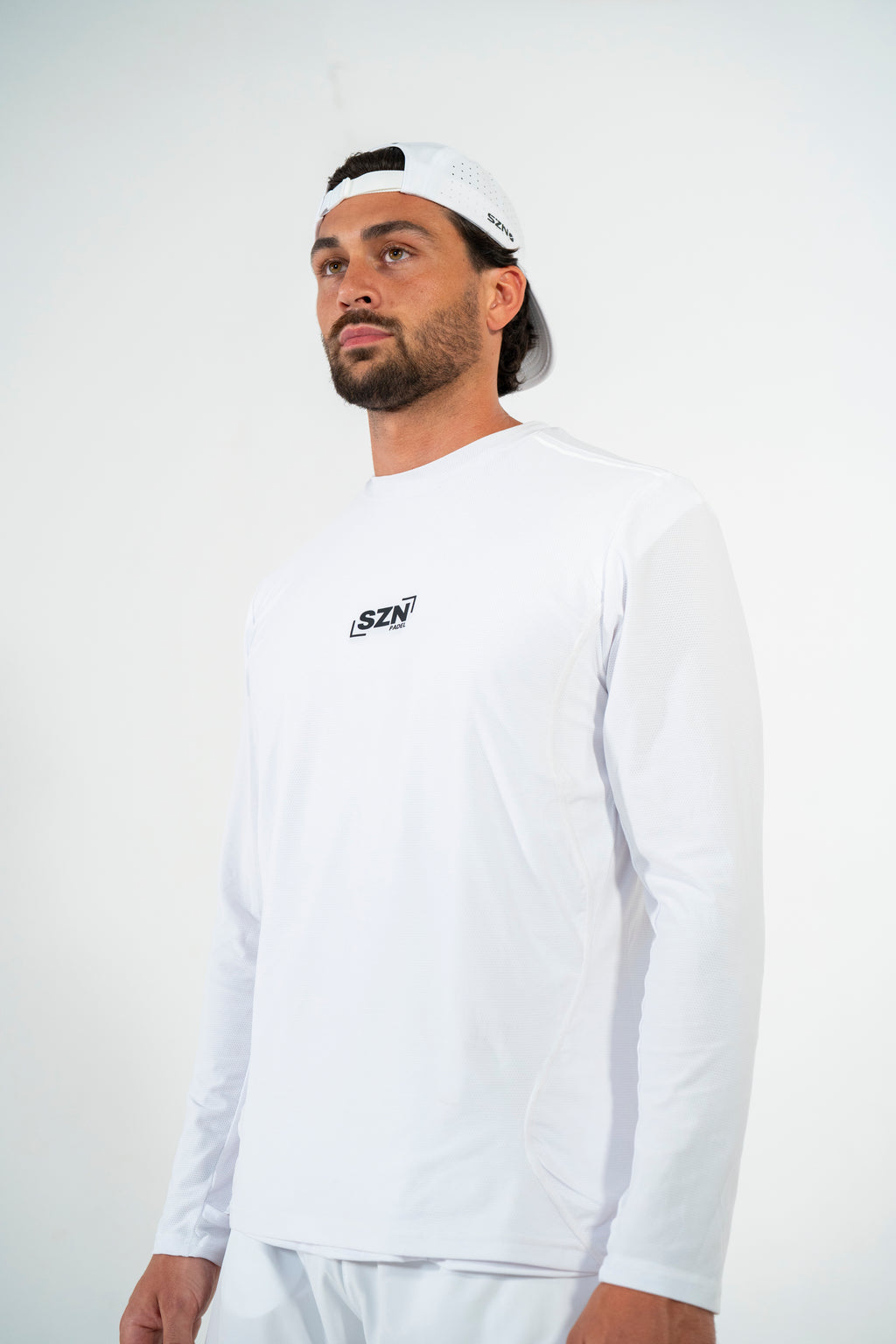 COURT LONG SLEEVE — WHITE