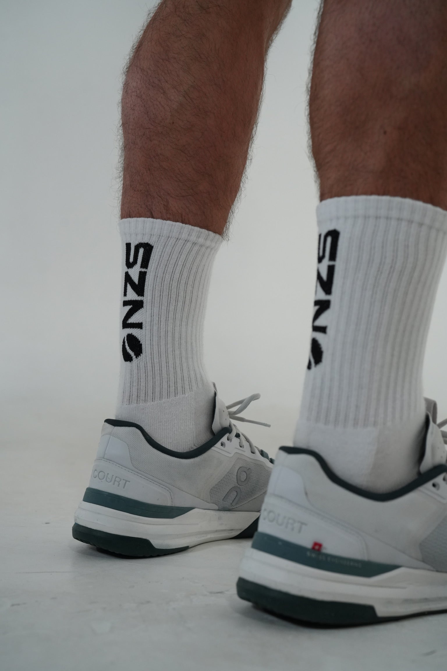 COURT SOCK- WHITE