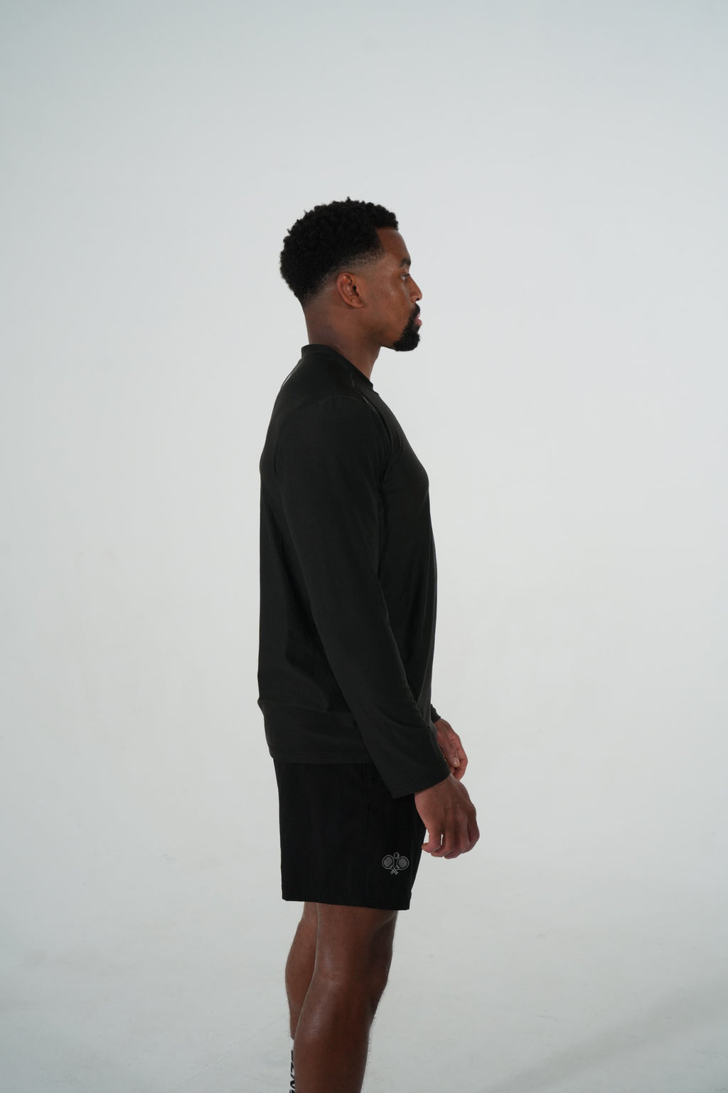 COURT LONG SLEEVE- BLACK