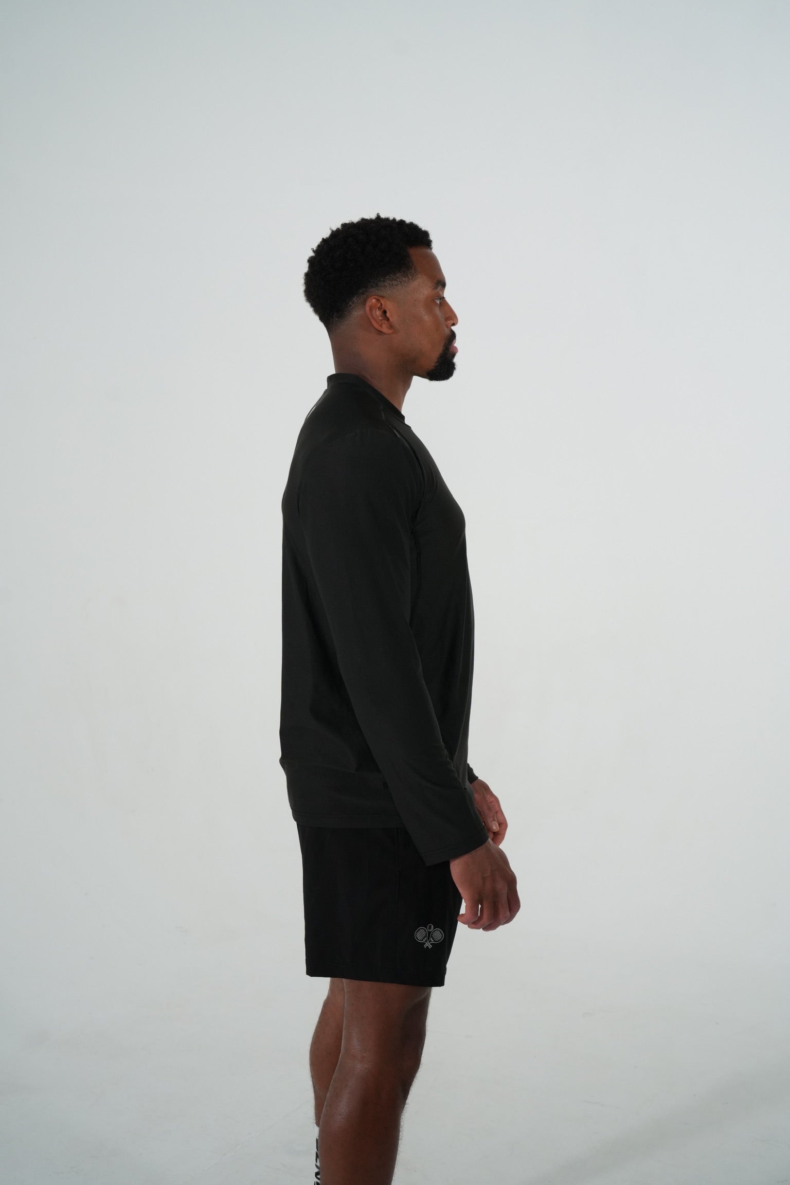 COURT LONG SLEEVE- BLACK